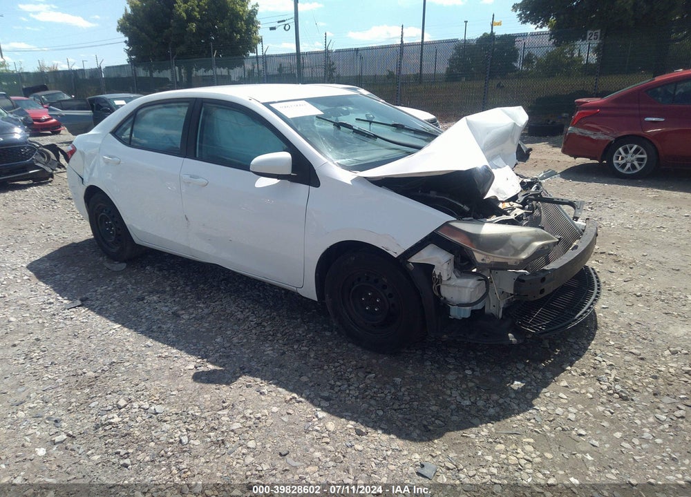 2015 TOYOTA COROLLA LE VIN: 2T1BURHE8FC417012
