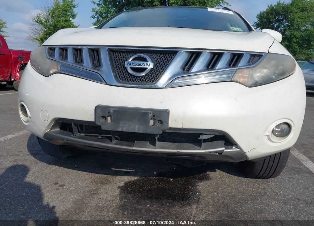 2010 NISSAN MURANO SL VIN: JN8AZ1MW9AW126259