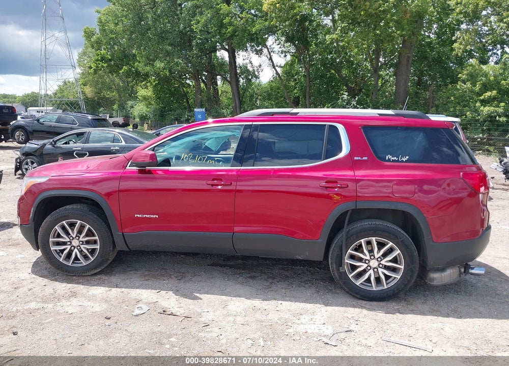 2019 GMC ACADIA SLE-2 VIN: 1GKKNLLS3KZ126686