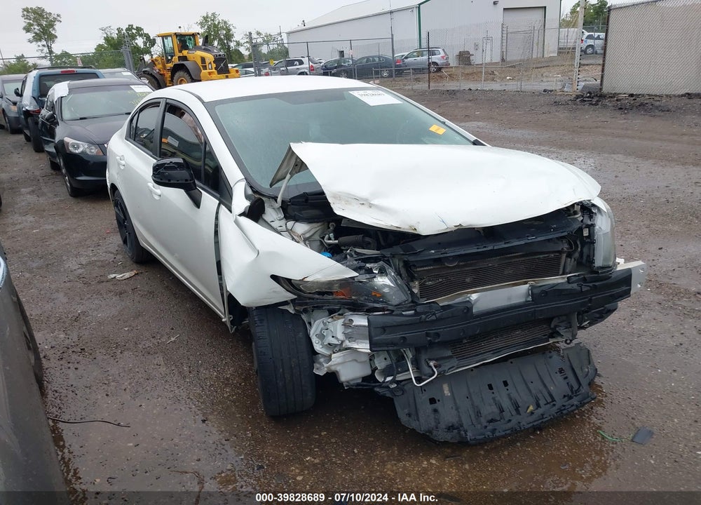 2013 HONDA CIVIC LX VIN: 19XFB2F5XDE066300