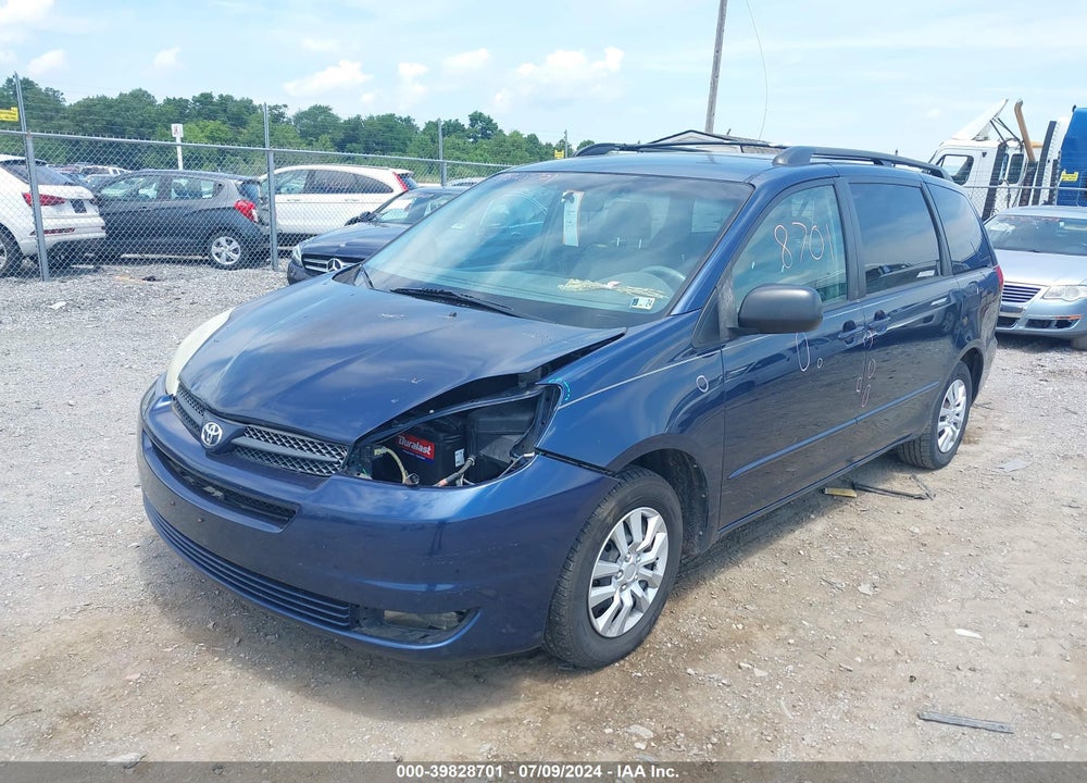 2004 TOYOTA SIENNA LE VIN: 5TDZA23C84S089910
