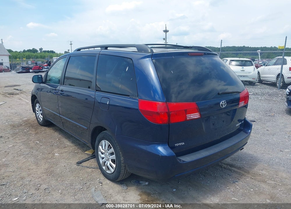 2004 TOYOTA SIENNA LE VIN: 5TDZA23C84S089910