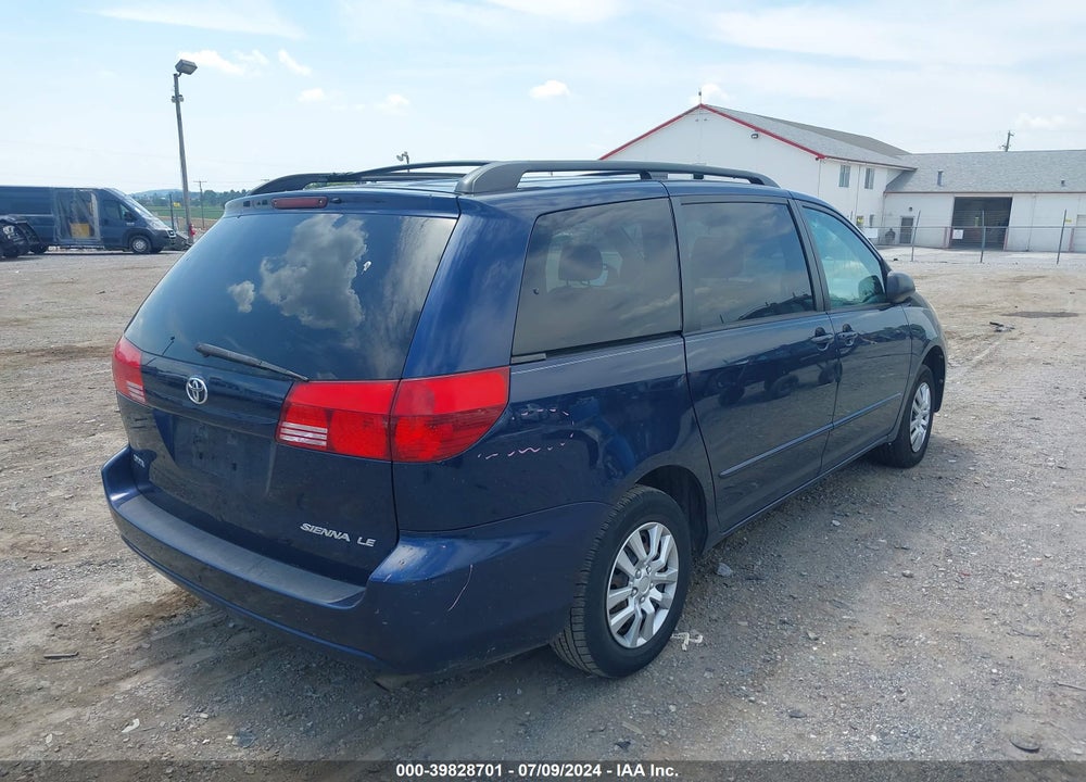 2004 TOYOTA SIENNA LE VIN: 5TDZA23C84S089910