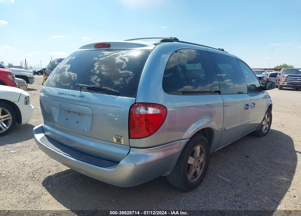 2006 DODGE GRAND CARAVAN SXT VIN: 2D4GP44L16R829733