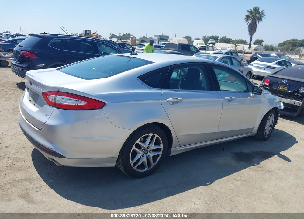 2016 FORD FUSION SE VIN: 3FA6P0H76GR307230