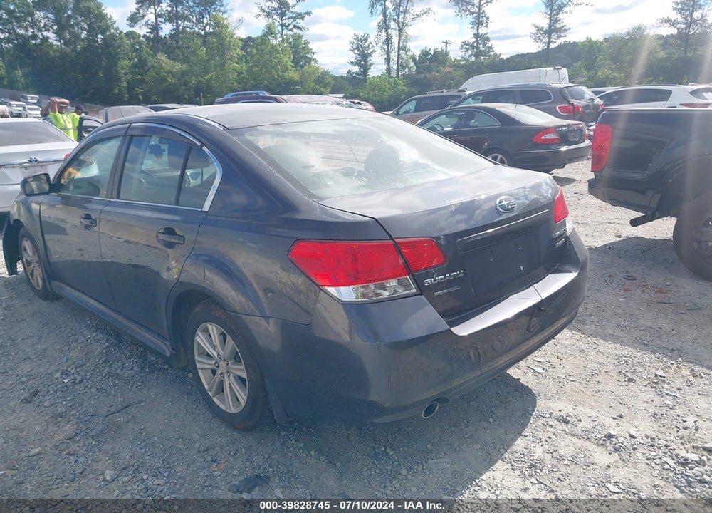 2011 SUBARU LEGACY 2.5I PREMIUM VIN: 4S3BMBC67B3216258