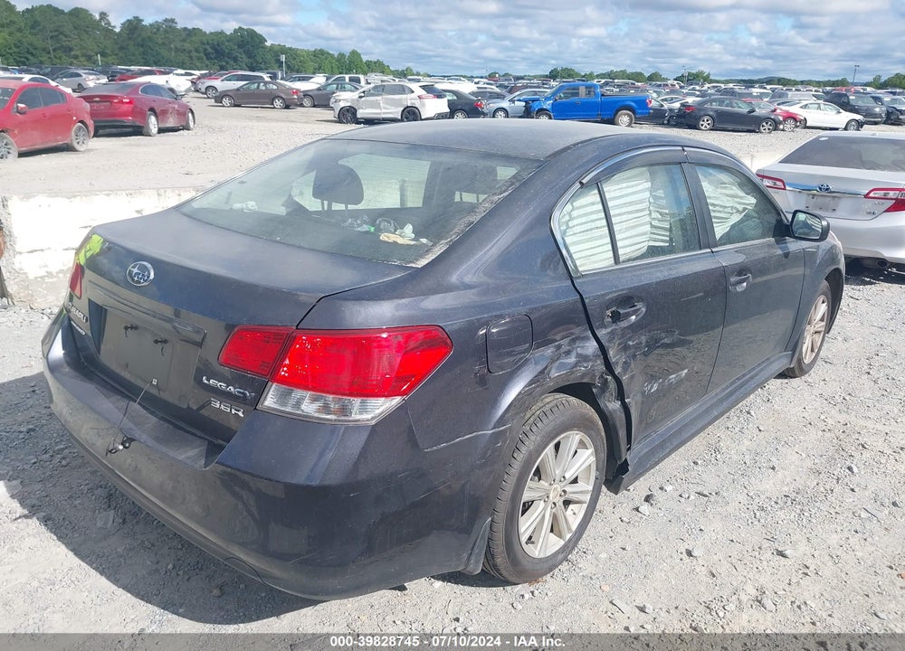 2011 SUBARU LEGACY 2.5I PREMIUM VIN: 4S3BMBC67B3216258