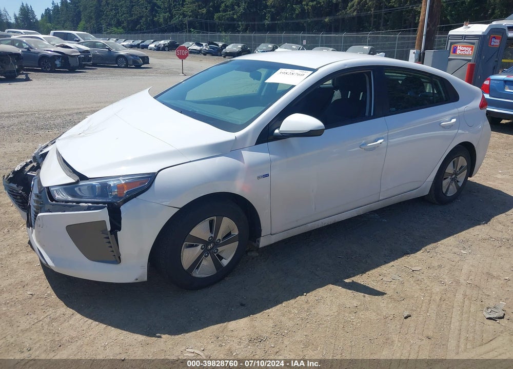 2017 HYUNDAI IONIQ HYBRID BLUE VIN: KMHC65LC9HU048952