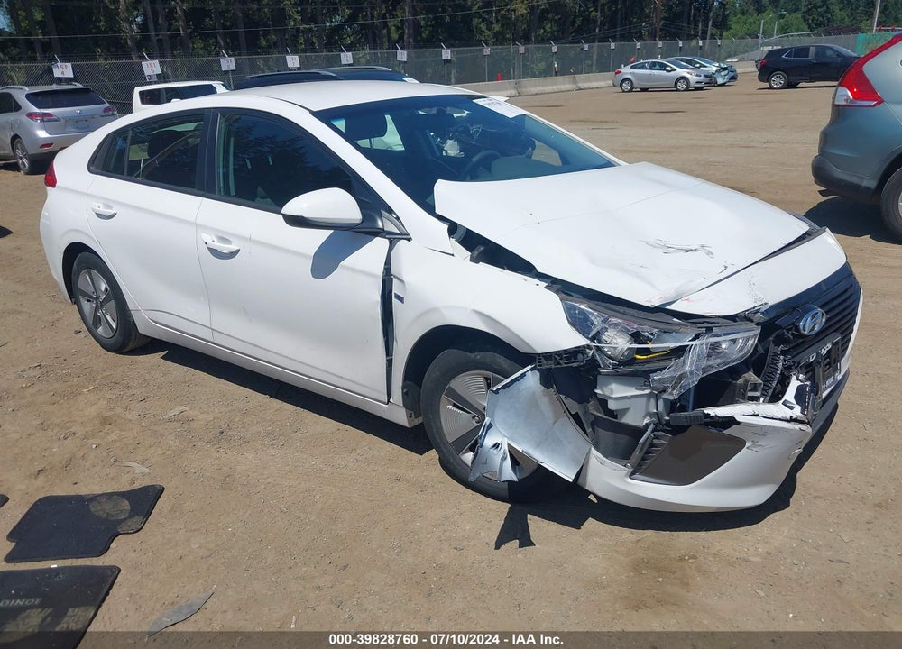 2017 HYUNDAI IONIQ HYBRID BLUE VIN: KMHC65LC9HU048952