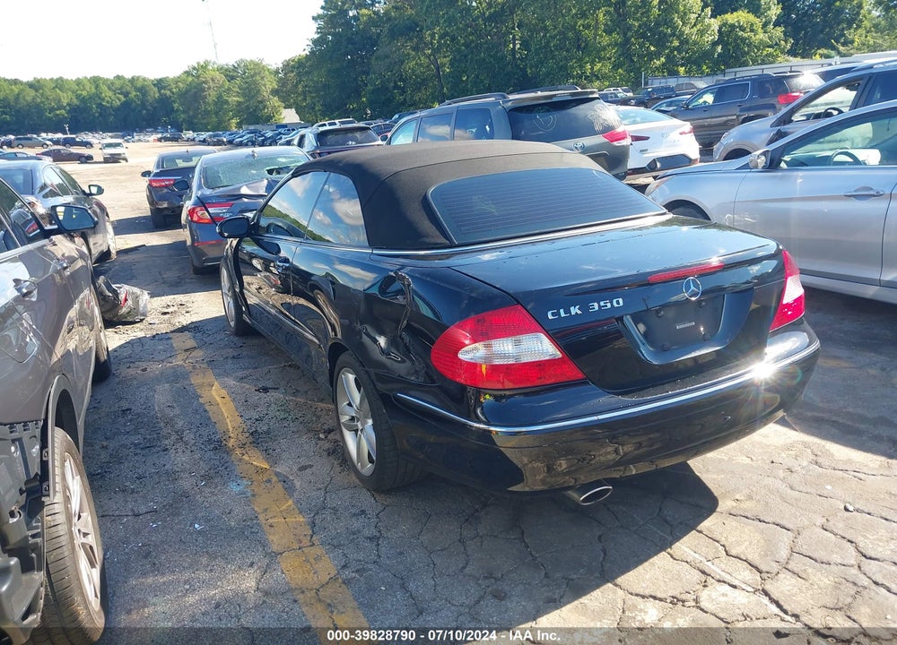 2009 MERCEDES-BENZ CLK 350 VIN: WDBTK56F59T106518
