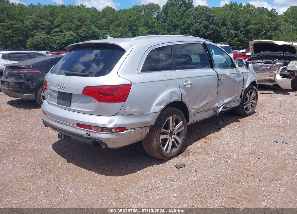 2013 AUDI Q7 3.0T PREMIUM VIN: WA1LGAFE7DD012981
