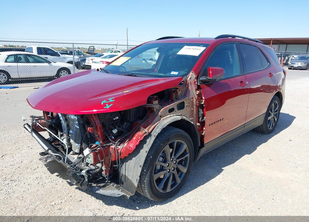 2022 CHEVROLET EQUINOX FWD RS VIN: 2GNAXMEV8N6141643