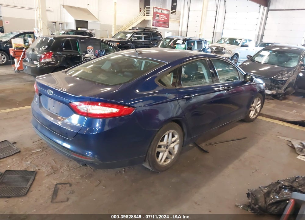2013 FORD FUSION SE VIN: 3FA6P0H78DR134225