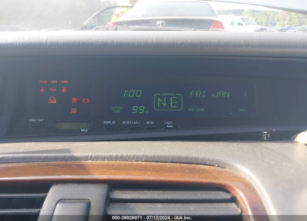 2001 TOYOTA AVALON XLS VIN: 4T1BF28B91U114870
