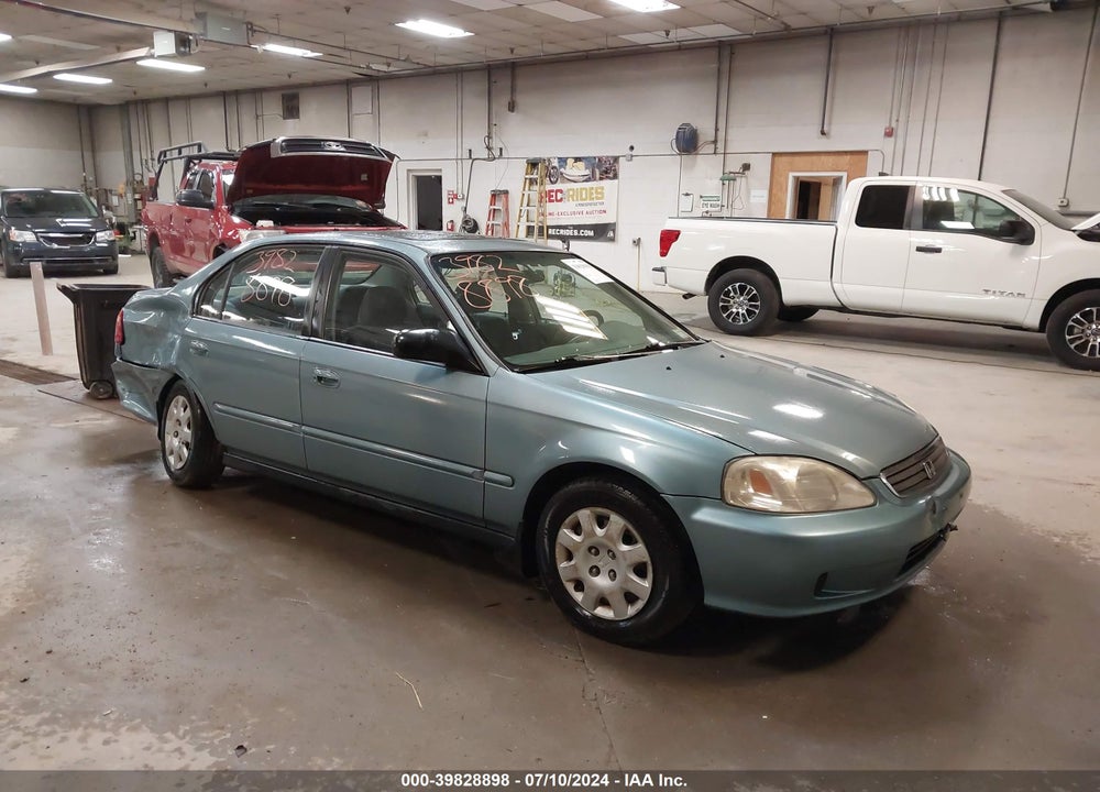 2000 HONDA CIVIC VALUE PACKAGE VIN: 2HGEJ6618YH516525