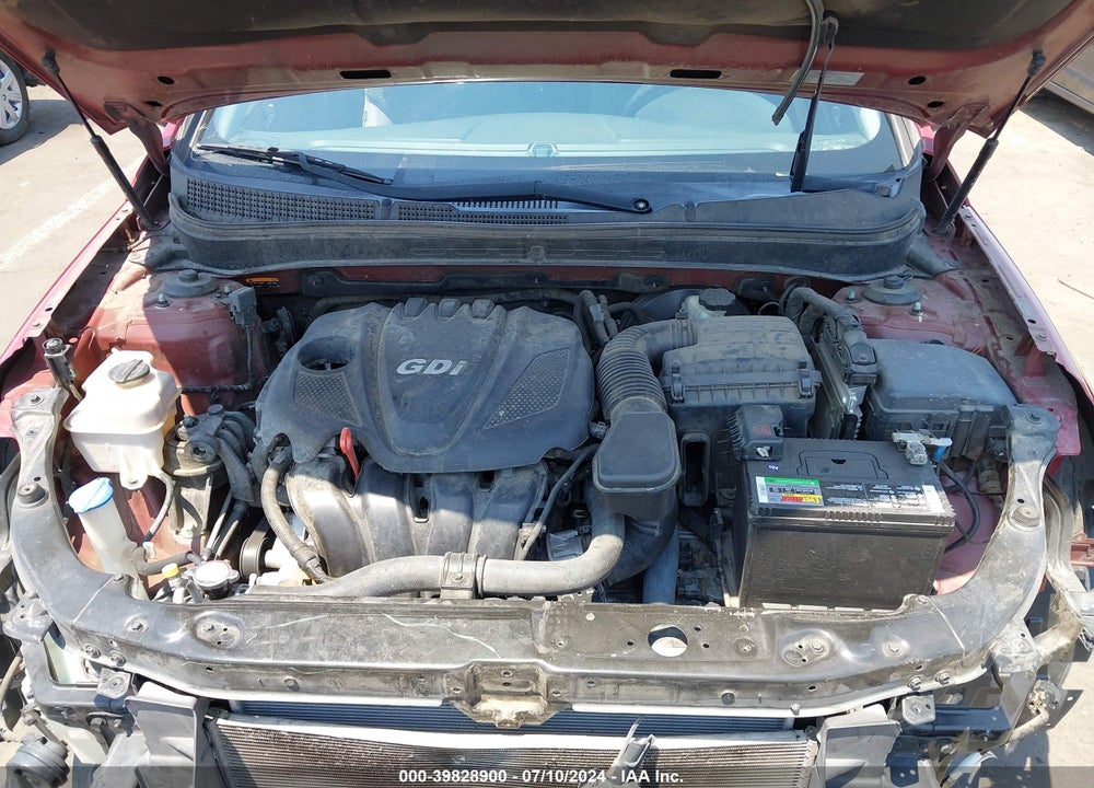 2014 HYUNDAI SONATA GLS VIN: 5NPEB4AC2EH823541