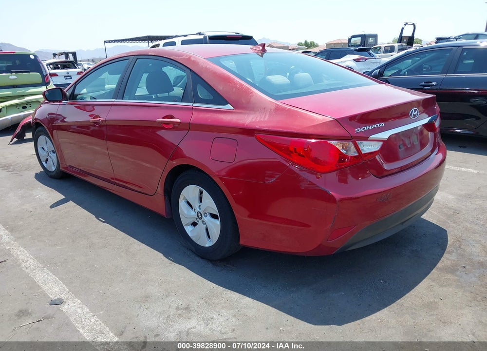 2014 HYUNDAI SONATA GLS VIN: 5NPEB4AC2EH823541