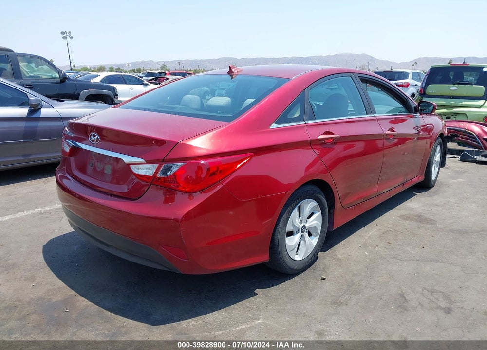 2014 HYUNDAI SONATA GLS VIN: 5NPEB4AC2EH823541