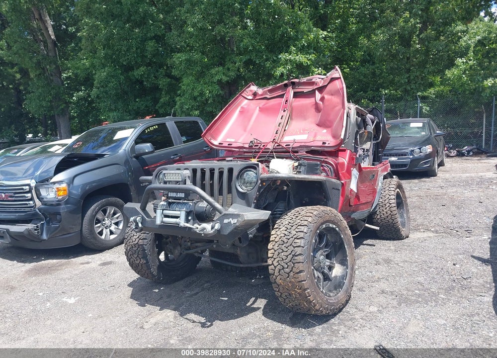 1998 JEEP WRANGLER SE VIN: 1J4FY29P4WP767584