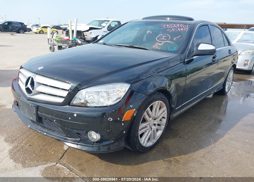 2009 MERCEDES-BENZ C 300 VIN: WDDGF54X29F211007