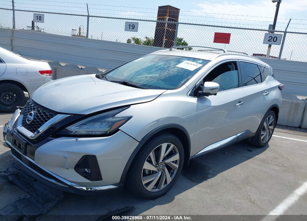 2020 NISSAN MURANO SL FWD VIN: 5N1AZ2CJ9LN129304
