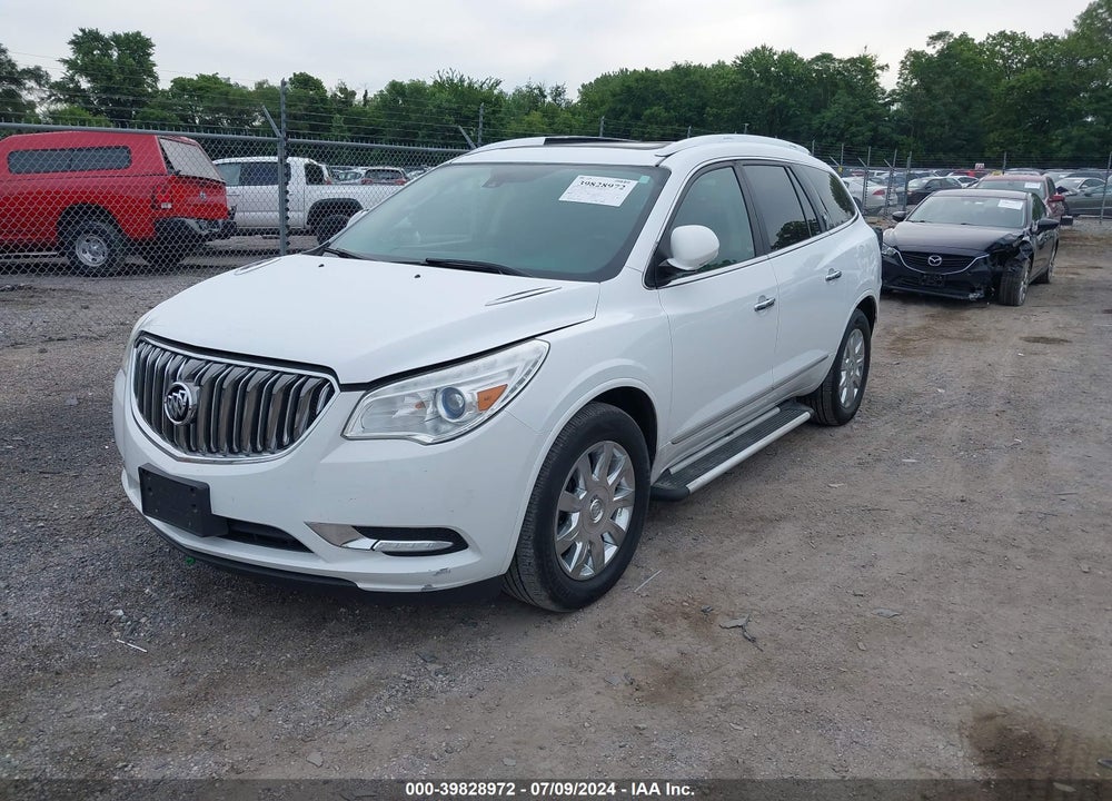 2017 BUICK ENCLAVE LEATHER VIN: 5GAKVBKD6HJ297773