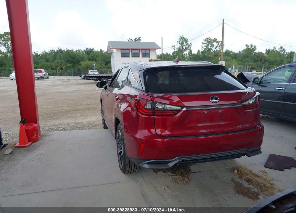 2017 LEXUS RX 450H VIN: 2T2BGMCAXHC014582