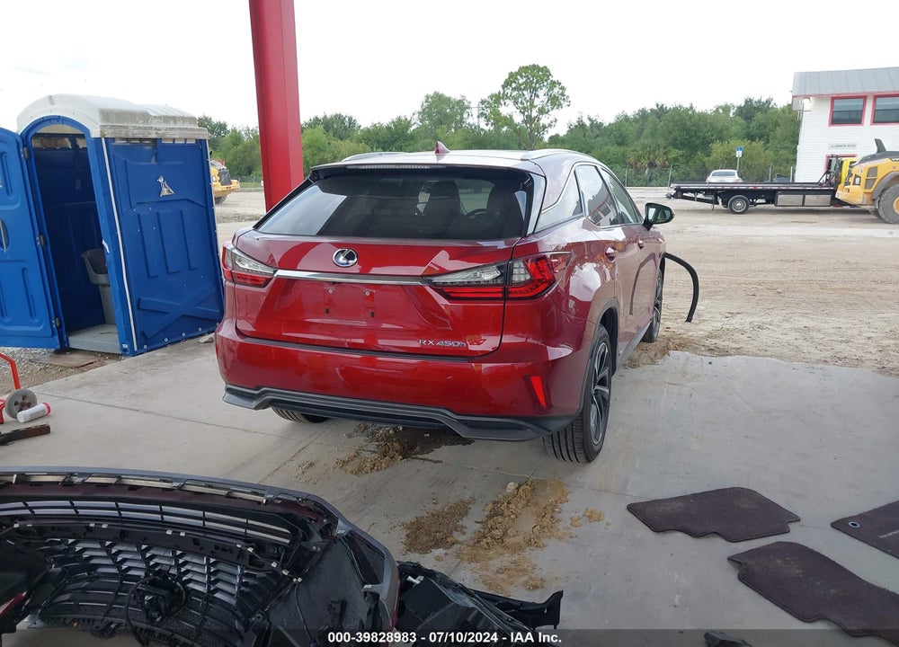 2017 LEXUS RX 450H VIN: 2T2BGMCAXHC014582