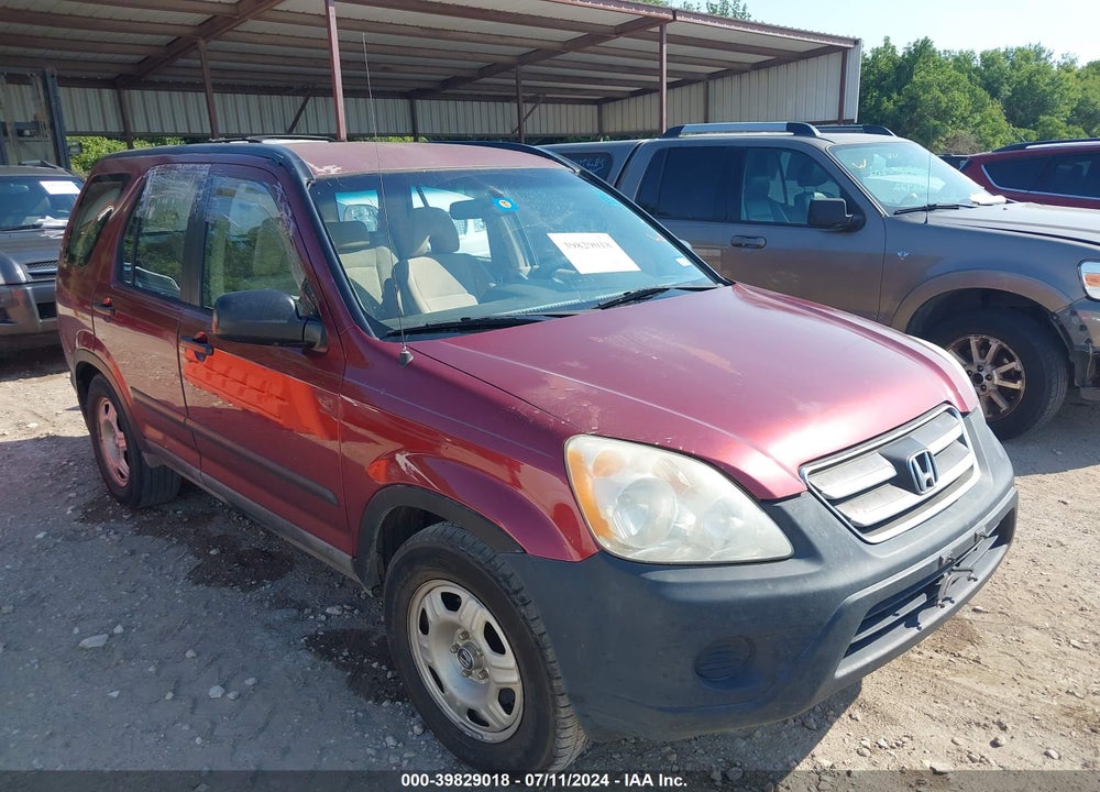 2006 HONDA CR-V LX VIN: JHLRD685X6C027649