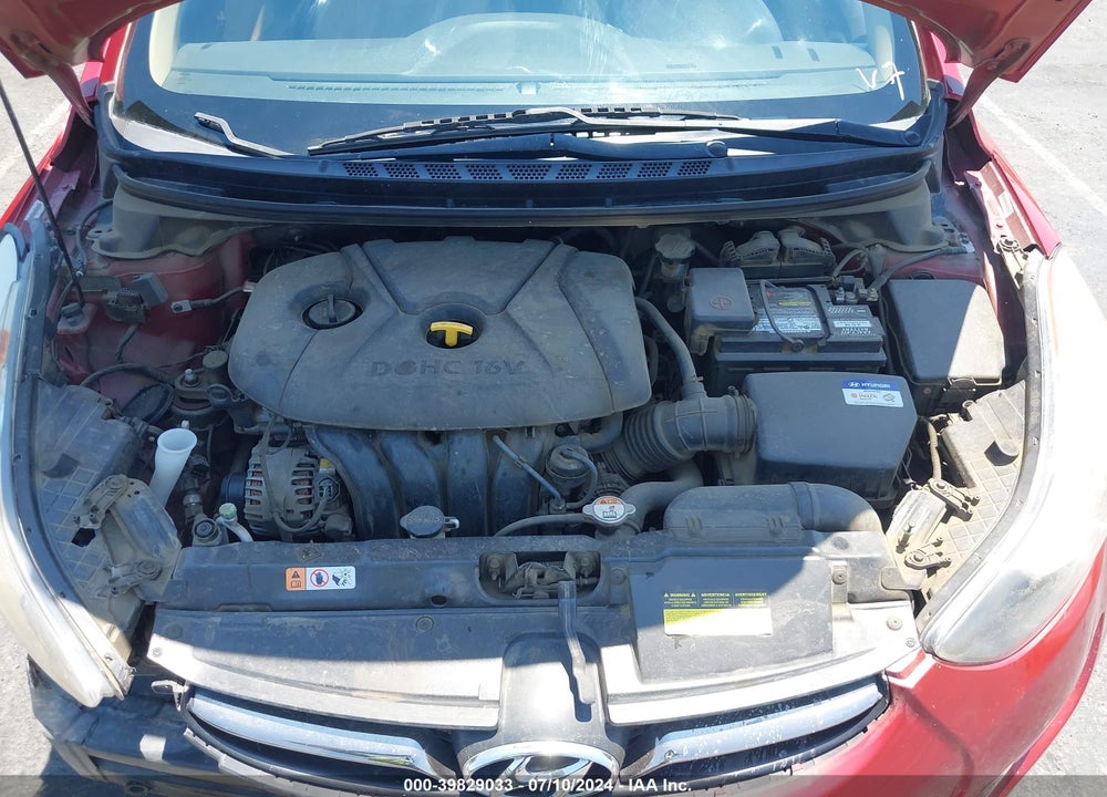 2012 HYUNDAI ELANTRA LIMITED (ULSAN PLANT) VIN: KMHDH4AE0CU463468