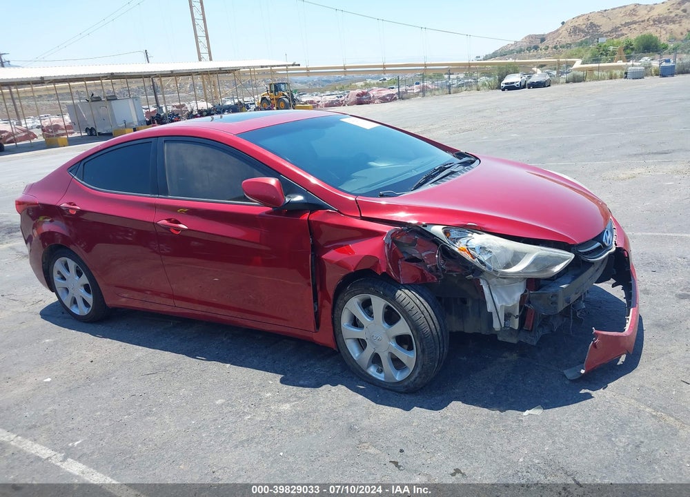 2012 HYUNDAI ELANTRA LIMITED (ULSAN PLANT) VIN: KMHDH4AE0CU463468