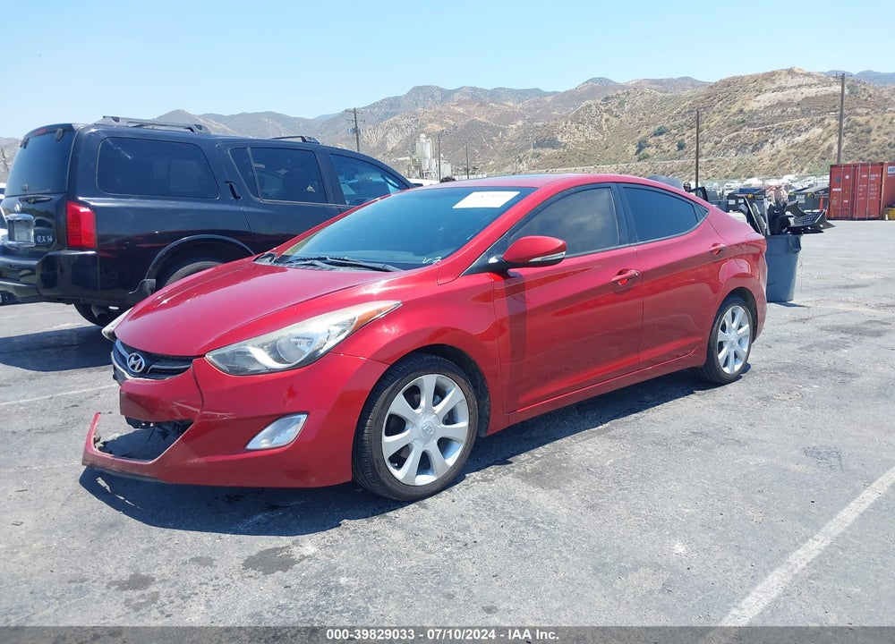 2012 HYUNDAI ELANTRA LIMITED (ULSAN PLANT) VIN: KMHDH4AE0CU463468