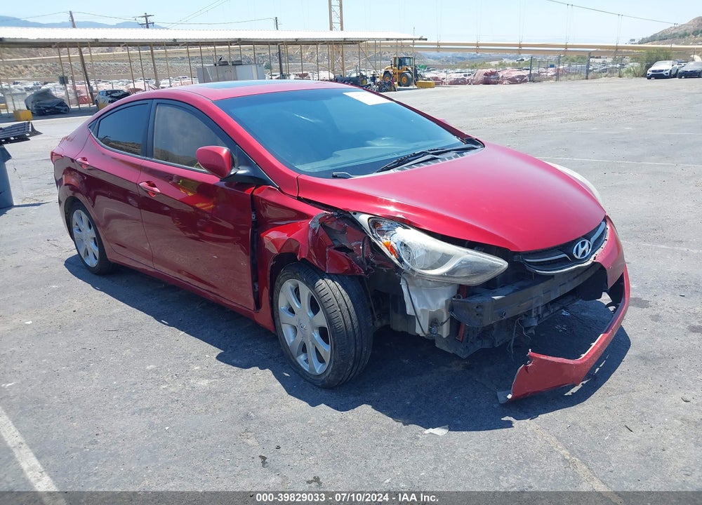 2012 HYUNDAI ELANTRA LIMITED (ULSAN PLANT) VIN: KMHDH4AE0CU463468