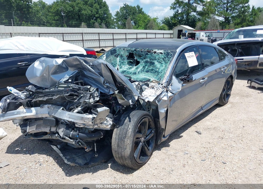 2022 HONDA ACCORD SPORT VIN: 1HGCV1F3XNA105833