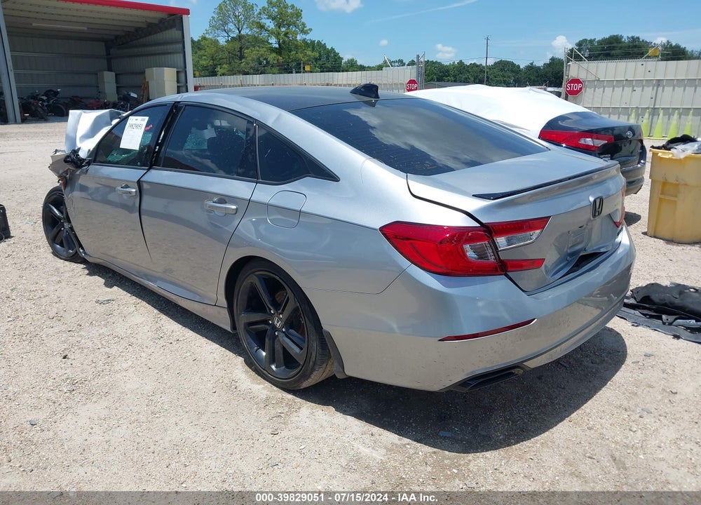 2022 HONDA ACCORD SPORT VIN: 1HGCV1F3XNA105833