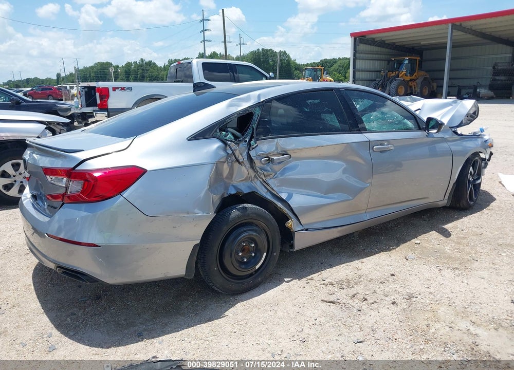 2022 HONDA ACCORD SPORT VIN: 1HGCV1F3XNA105833