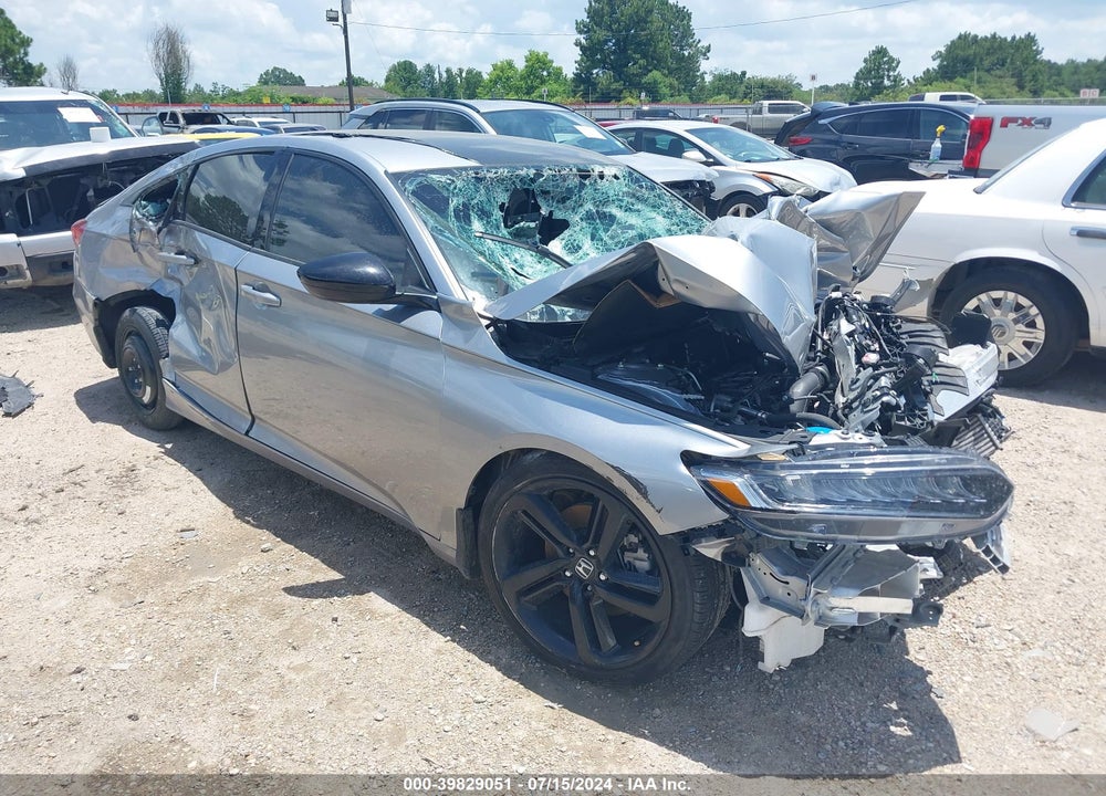 2022 HONDA ACCORD SPORT VIN: 1HGCV1F3XNA105833
