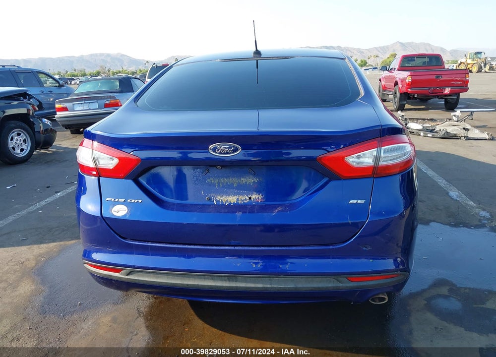2015 FORD FUSION SE VIN: 1FA6P0H71F5107664