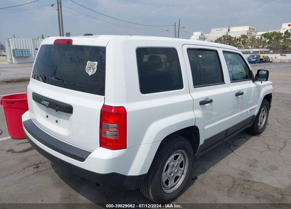 2014 JEEP PATRIOT SPORT VIN: 1C4NJPBB0ED649193