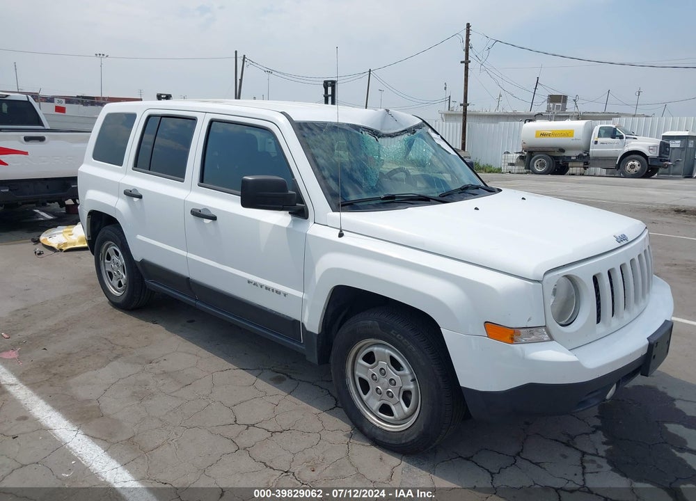 2014 JEEP PATRIOT SPORT VIN: 1C4NJPBB0ED649193
