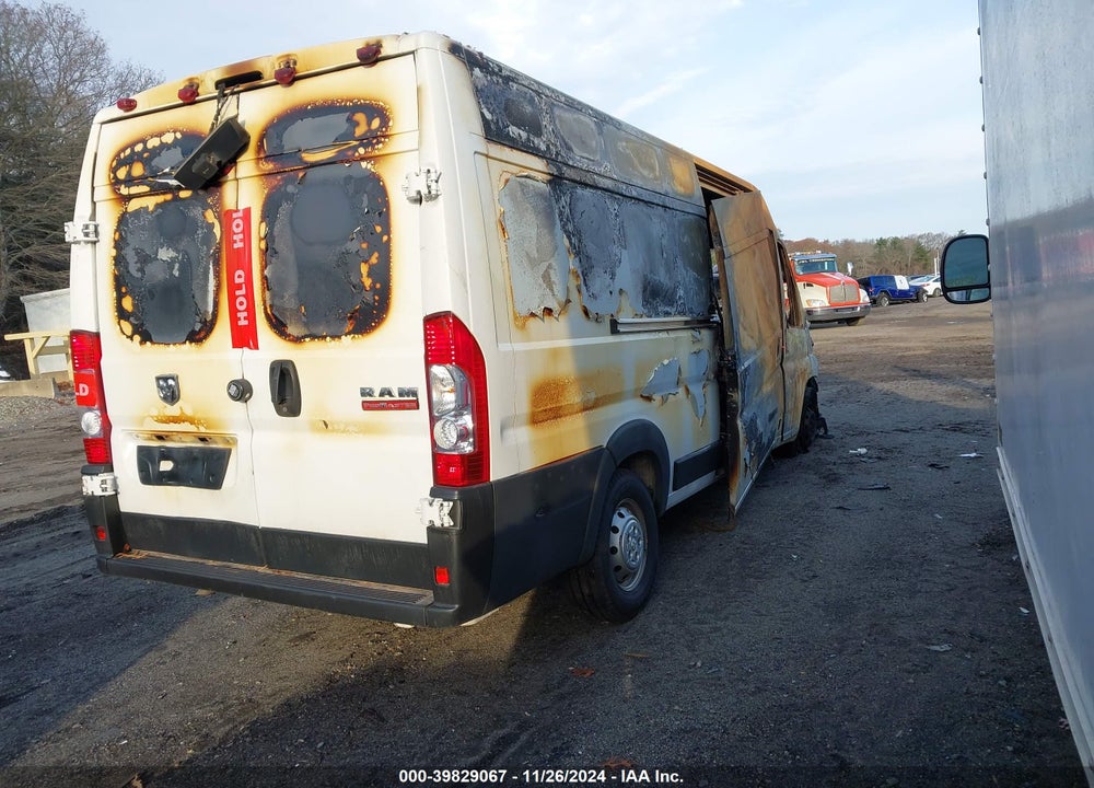 2021 RAM PROMASTER 3500 CARGO VAN HIGH ROOF 159 WB EXT VIN: 3C6MRVJG0ME551954