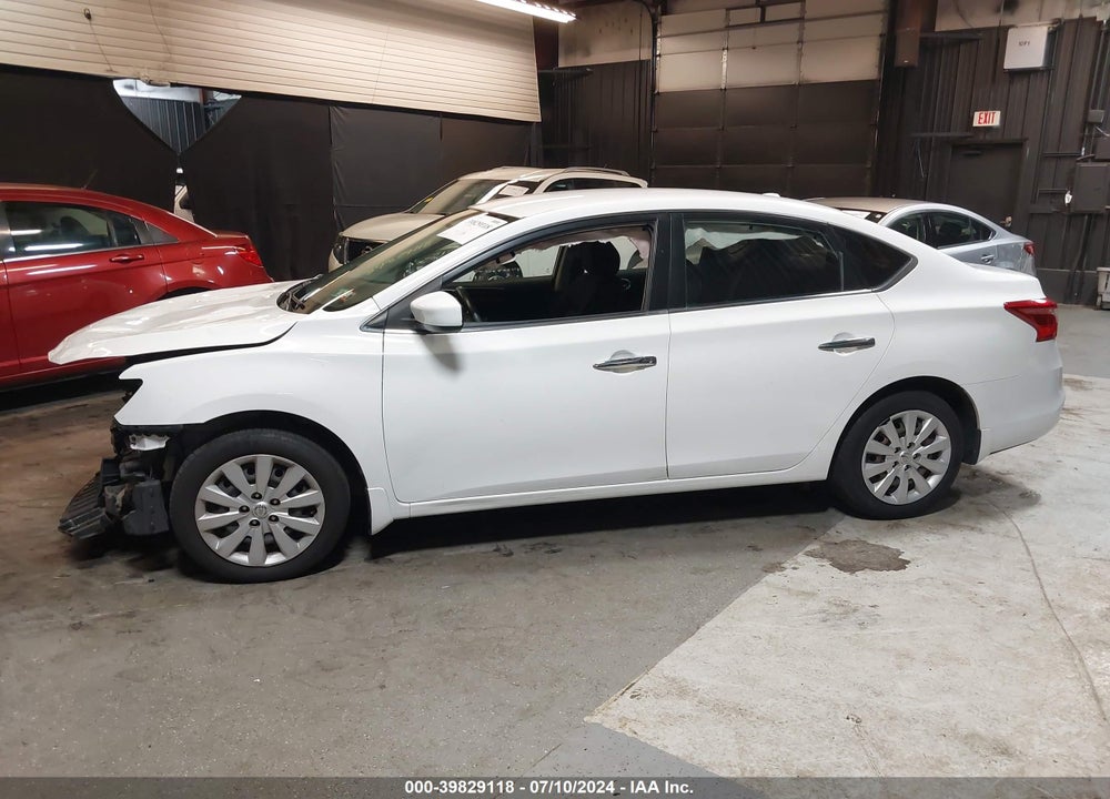 2017 NISSAN SENTRA SV VIN: 3N1AB7AP0HY302542