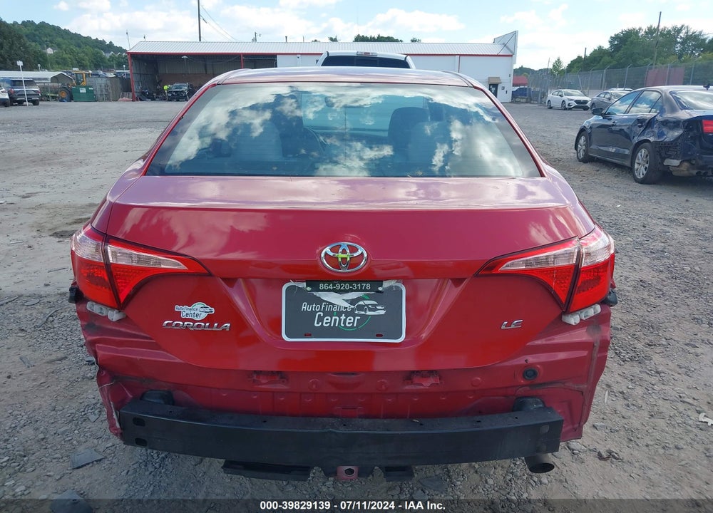 2018 TOYOTA COROLLA L/LE/XLE/SE/XSE VIN: 5YFBURHEXJP762566