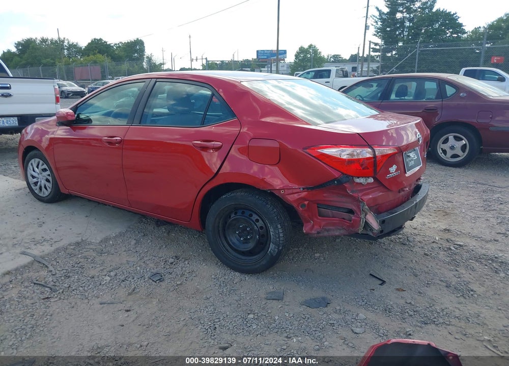 2018 TOYOTA COROLLA L/LE/XLE/SE/XSE VIN: 5YFBURHEXJP762566
