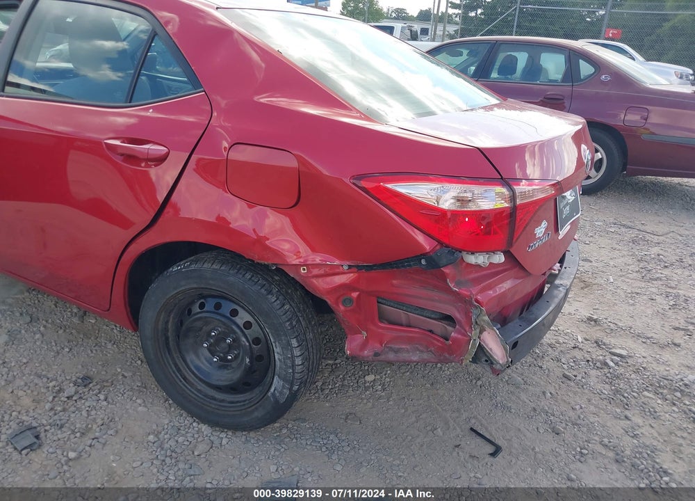 2018 TOYOTA COROLLA L/LE/XLE/SE/XSE VIN: 5YFBURHEXJP762566