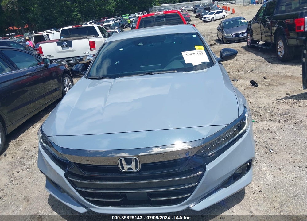 2022 HONDA ACCORD SPORT VIN: 1HGCV1F33NA040114