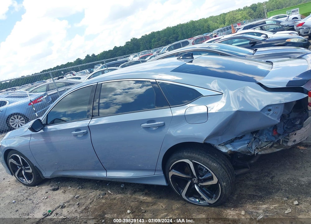 2022 HONDA ACCORD SPORT VIN: 1HGCV1F33NA040114
