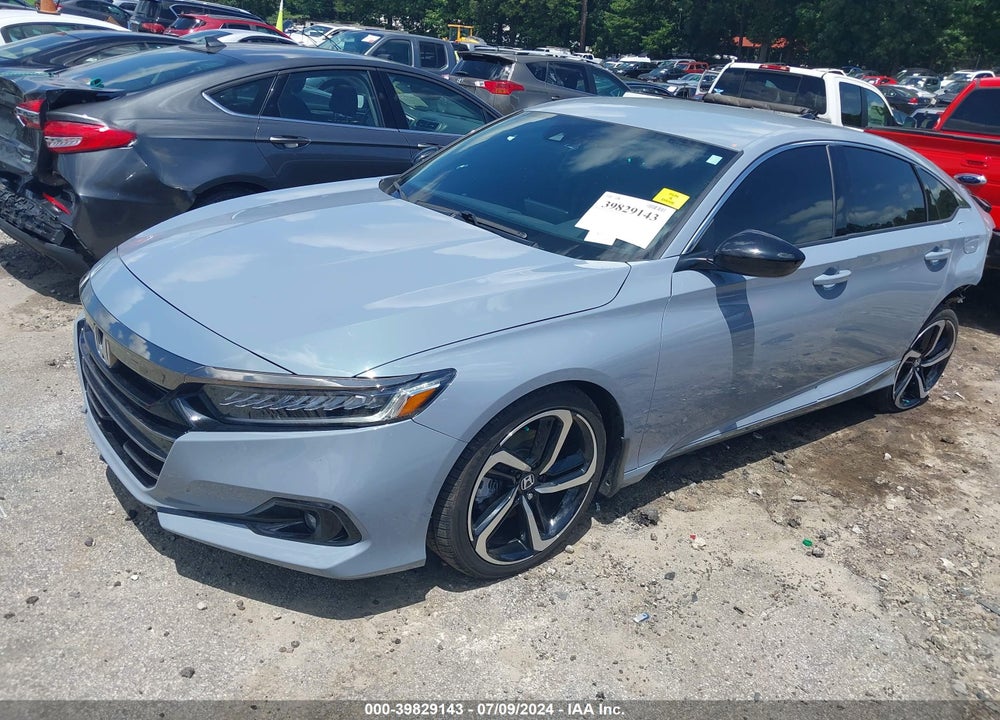2022 HONDA ACCORD SPORT VIN: 1HGCV1F33NA040114