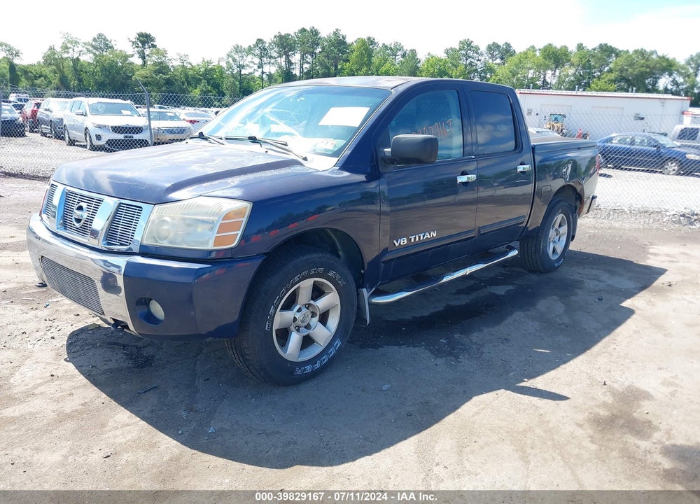 2006 NISSAN TITAN SE VIN: 1N6AA07B86N556235