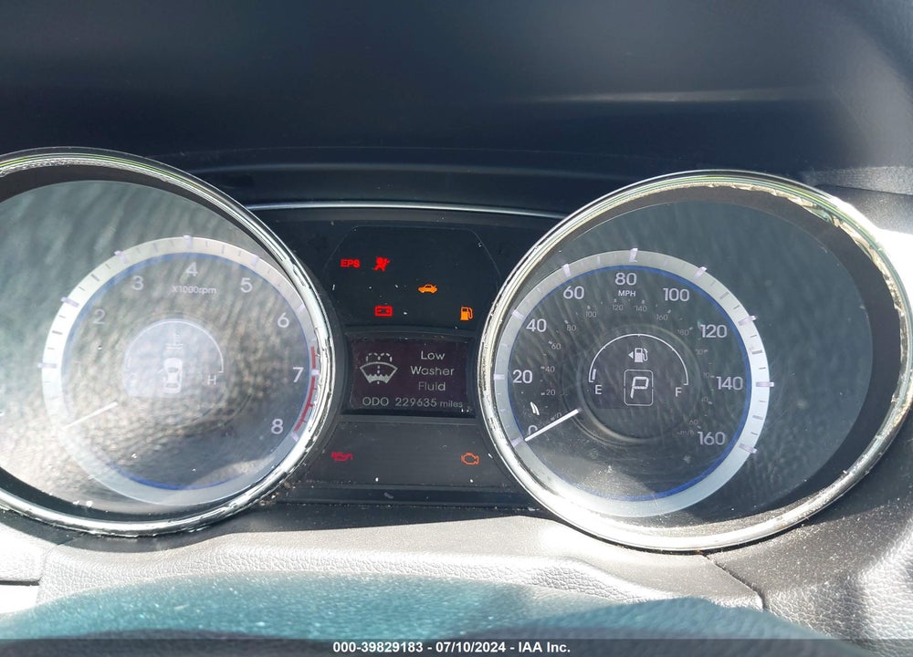 2011 HYUNDAI SONATA GLS VIN: 5NPEB4AC1BH011773
